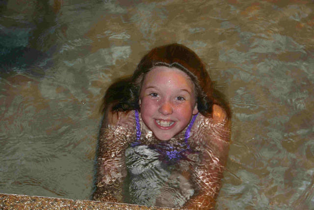 Katelynn swimming