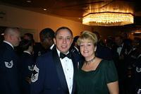 Shannon with CMSgt of the AirForce (Retired)